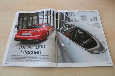 Auto Motor und Sport 25/2017 Kia Stinger 3.3 T-GDI GT mit 370PS besser als...?