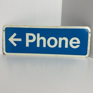 Phone Booth Sign | eBay