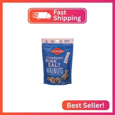 Diamond of California Himalayan Pink Salt Walnut Snack Nuts, 4 oz.