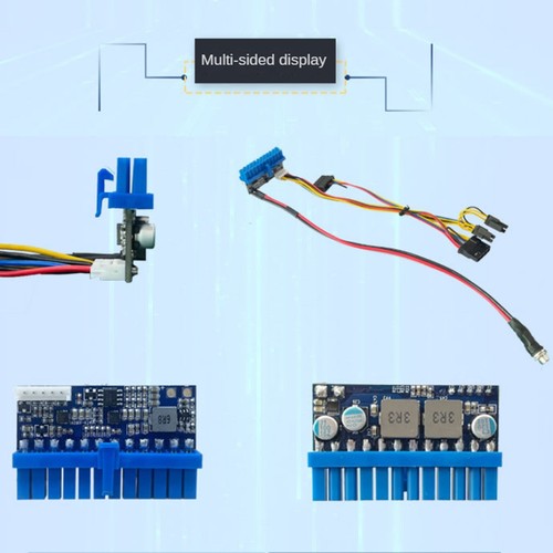 Carte de conversion module prise directe DC-ATX 160W 12V 160W alimentation haute 24 broches 7620 - Photo 8/10