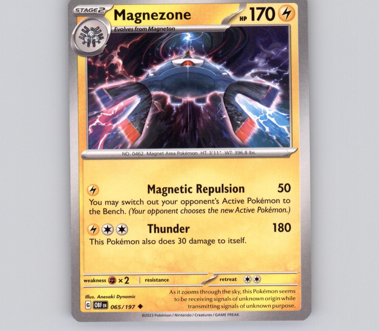 Magnezone 065/197 UC Obsidian Flames NM Pokemon