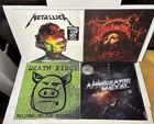 New ListingVinyl Lot Of 4 LP Heavy Metal Thrash Metallica Slayer GWAR Record Albums