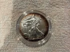 2012 W $1  1-oz Burnished American Silver Eagle w/ Box, OGP, & Coin