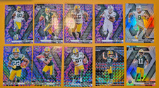 2025 Panini Mosaic Packers Silver Prizm Reed Watson Purple Reactive Favre Love