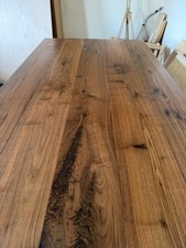  Blat z orzecha włoskiego ultra szeroki 300 mm długości Biurko z prawdziwego drewna Na zamówienie Made in Scotland