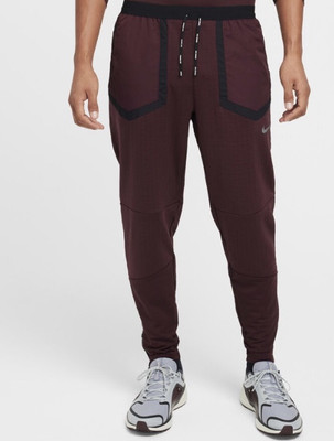 NIKE PHENOM ELITE MENS RUNNING TROUSER PANTS BURGUNDY SIZE SMALL HF7454  010, NEW UK