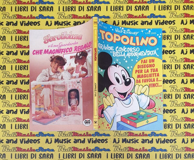 COMICS* comic MICKEY MOUSE 1822 28 OCTOBER 1990 THREE EROS RAMAZZOTTI figurines (T1)