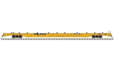 Atlas ~ HO Scale ~ ACF 89' F89-J Flatcar ~ Trailer-Train JTTX #601492 ...