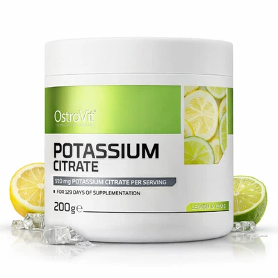 OstroVit Kaliumcitrat Pulver Lemon-Lime 200 g | Elektrolyt Support | 129 Portion - Bild 1 von 4