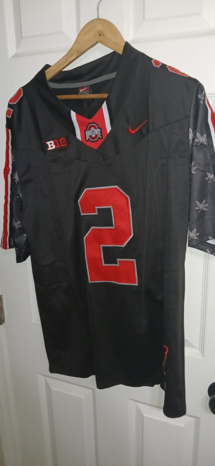 Caleb Downs Ohio State Buckeyes Blackout Ncaa College Football Nike Jersey Small