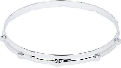 Ludwig Die-cast 10-lug Snare Drum Hoop - Batter Side - Chrome