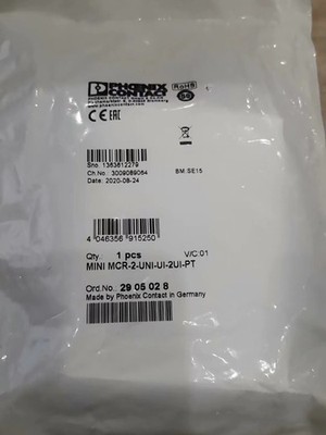 1PCS New 2905028 Phoenix Contact MINI MCR-2-UNI-UI-2UI-PT 2905028 Fast Shipping