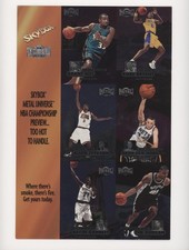 1997 Metal Universe Championship Preview Grant Hill Allen Iverson Tim Duncan 7y2
