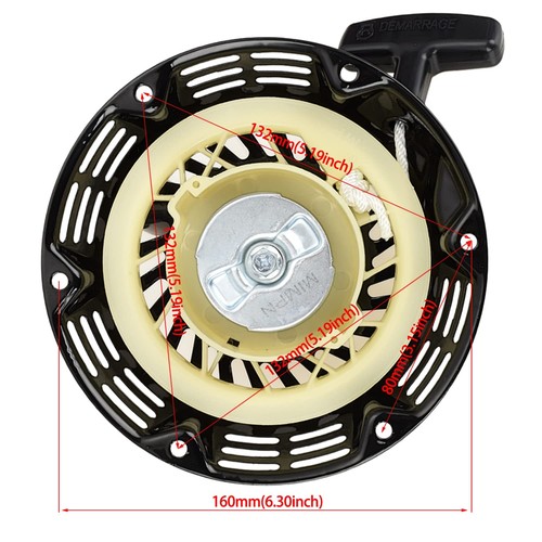 Pull Start Recoil Starter Assembly for Predator 212 196cc 212cc 224cc 6.5HP 7... - Picture 3 of 10