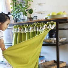  1PC 146x75cm Short Curtain Tassels Bowkont Half Curtain Valance for Window
