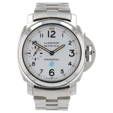 Panerai Luminor Marina Stainless Steel White Dial 44mm Manual Wind Mens PAM00778