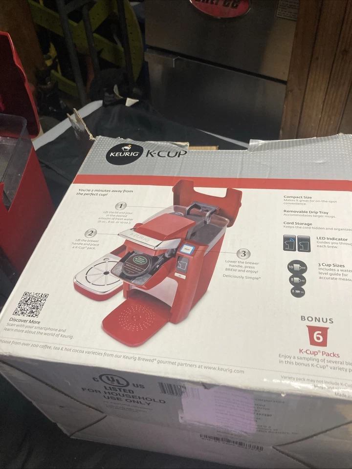 Cafetera Red Keurig K10/B31 Mini Plus Foto 2 de 2