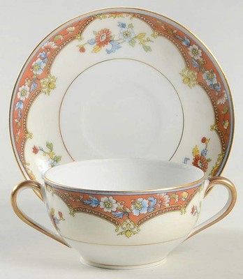 Noritake Madeira Bouillon Cup & Saucer 4120005