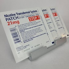 3 Patches Habitrol Nicotine Transdermal System Patch Step-1, 21g, Exp. O3/2027