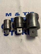 Snap-on Tools USA 3pc Sliding T-Handle Breaker Bar Heads Only 1/2", 3/4", 1" Dr