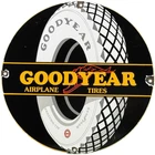 VINTAGE GOODRICH SILVERTOWN TIRES PORCELAIN SIGN GAS OIL DISNEY MICKEY FIRESTONE