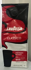 Lavazza Classico Ground Coffee Blend Medium Roast 12 oz Bag