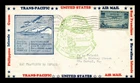 Dr Jim Stamps First Day Cover 25c Trans Pacific Airmail San Francisco To Hawaii