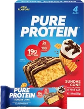 (Free Duty Tax) Pure Protein Bars, High Protein, Nutritious Snacks to Suppor