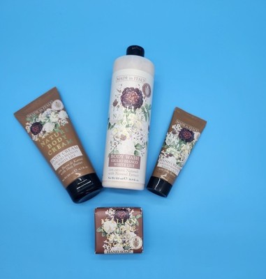 Italian Nature White Lily Bath & Body Gift Set | Body Wash, Body Cream, Hand...