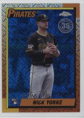 2025 Topps Series 2 Blue Refractor 114/150 Nick Yorke #T90C-133 Rookie RC 0w7