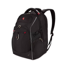 SWISSGEAR Scan Smart TSA Laptop 17.5" Backpack - Black: College Softside Bag