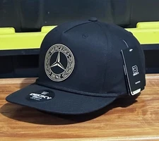 Mercedes Benz Benz Decky Hat SnapBack Men's Black Color