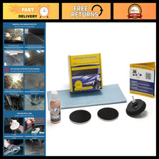 3 Windshield Polishing Kit - Car Glass Restoration, Remove Scratches Water Sp
