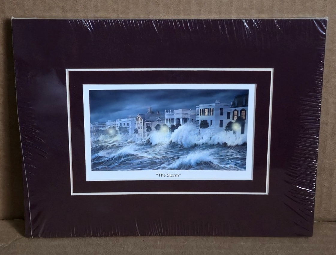 The Storm by Jim Booth Print 3”x5”- Matted - NEW and Ready to