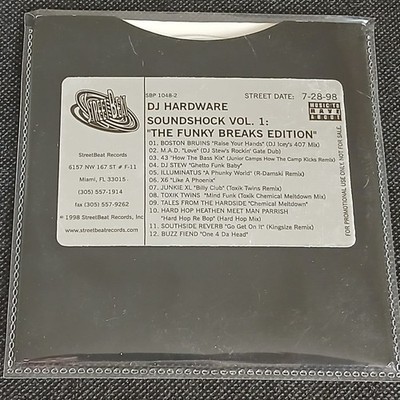 DJ Hardware - Soundshock Vol. 1 - The Funky Breaks Edition (1998 US DJ Only CD)