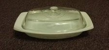 Pyrex Golden Honeysuckle Covered Casserole 033
