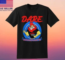 DARE Graduate Lion To Keep Kids Off Drugs Men's Black Size S-5XL