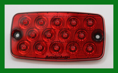 Maxxima Low Profile 14 Red LEDs Park Rear Turn Light Lamp M42206R