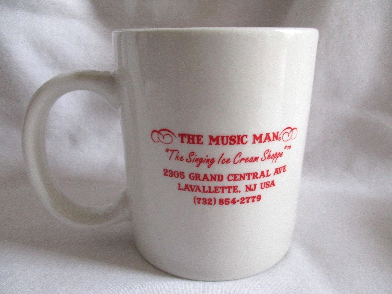 The Music Man Singing Ice Cream Shoppe Lavallette NJ Coffee Cup Mug eBay