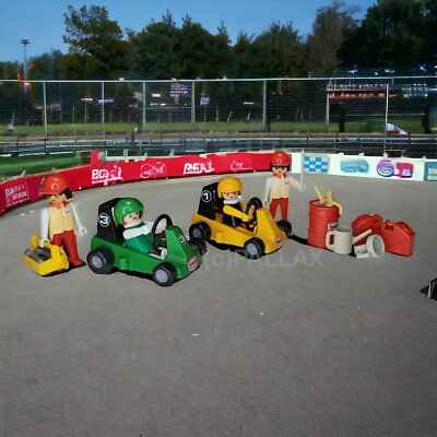 PLAYMOBIL 3523 GO-KARTS KLICKY KART-RENNEN / 1979