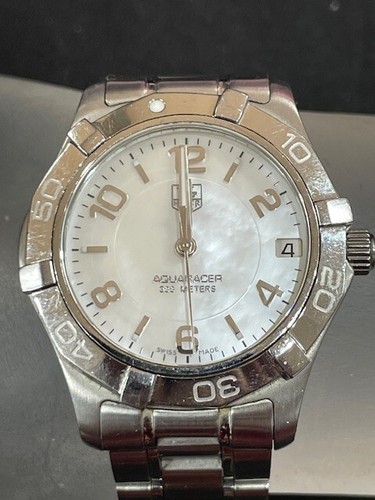 TAG Heuer Aquaracer WAF1311 Mother of Pearl Dial 32mm Ladies Watch