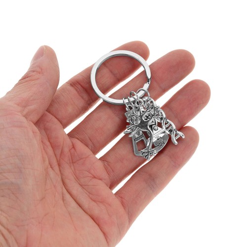 Microscope Key Chain Miss Biology Chemistry Pendant Creative Fashion Keychain - Zdjęcie 11 z 12