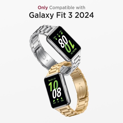 Stainless Steel Watch Strap,Metal Bands for Samsung Galaxy Fit 3 Band - 第 1/53 張圖片