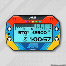 FA ALONSO 2020 STYLE GEL STICKER FOR MYCHRON 5 - KARTING