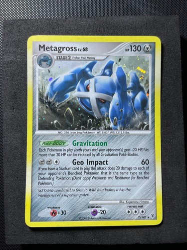2009 METAGROSS #7/147 SUPREME VICTORS POKEMON CARD- RARE- HOLO NM SV2