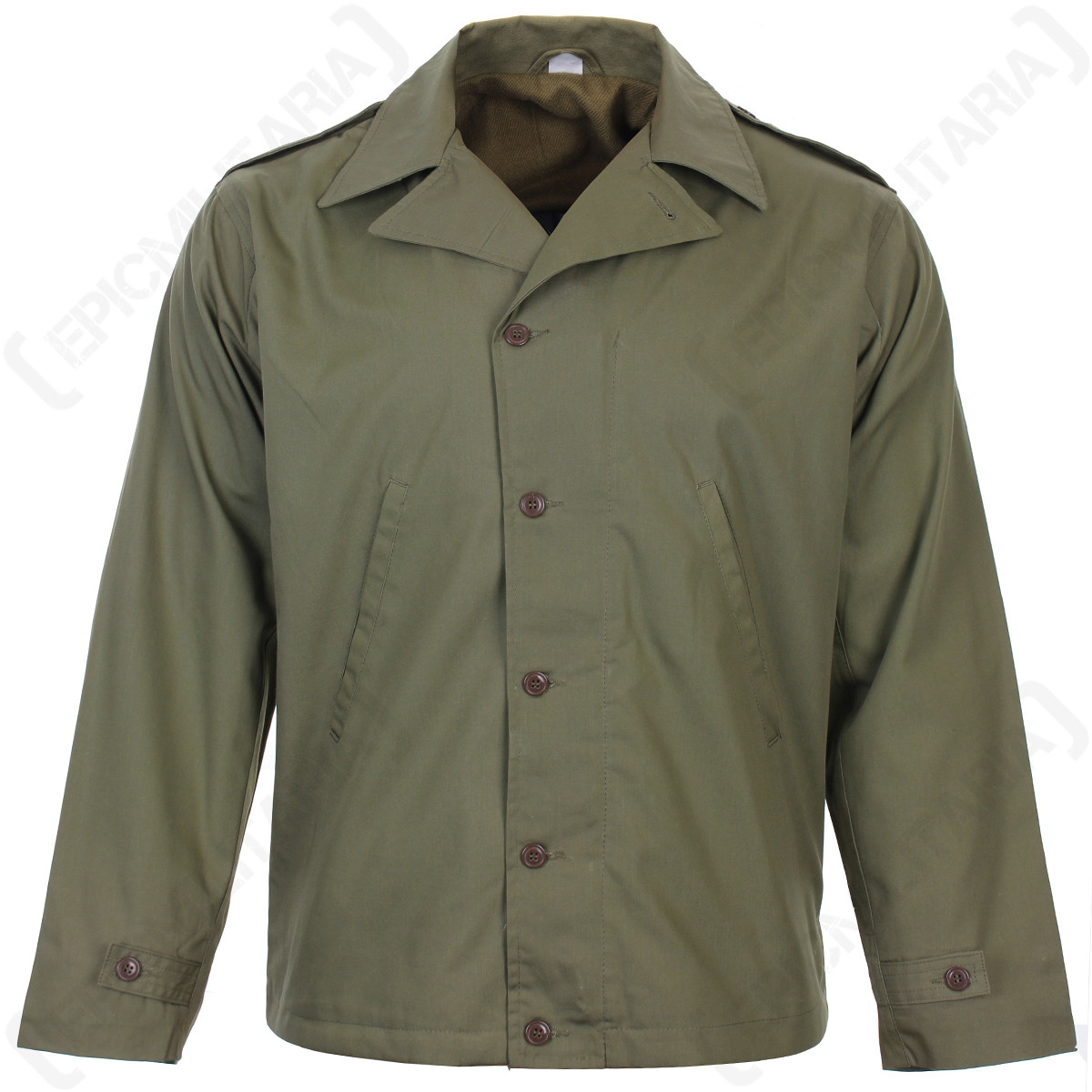 Chaqueta American M41 - Segunda Guerra Mundial Ejército de EE. UU. Uniforme de Campo Monótono Oliva Forrado Reproducción Nueva