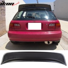 Fits 92-95 Honda Civic Hatchback Bys Style Rear Roof Spoiler Wing Abs Unpainted
