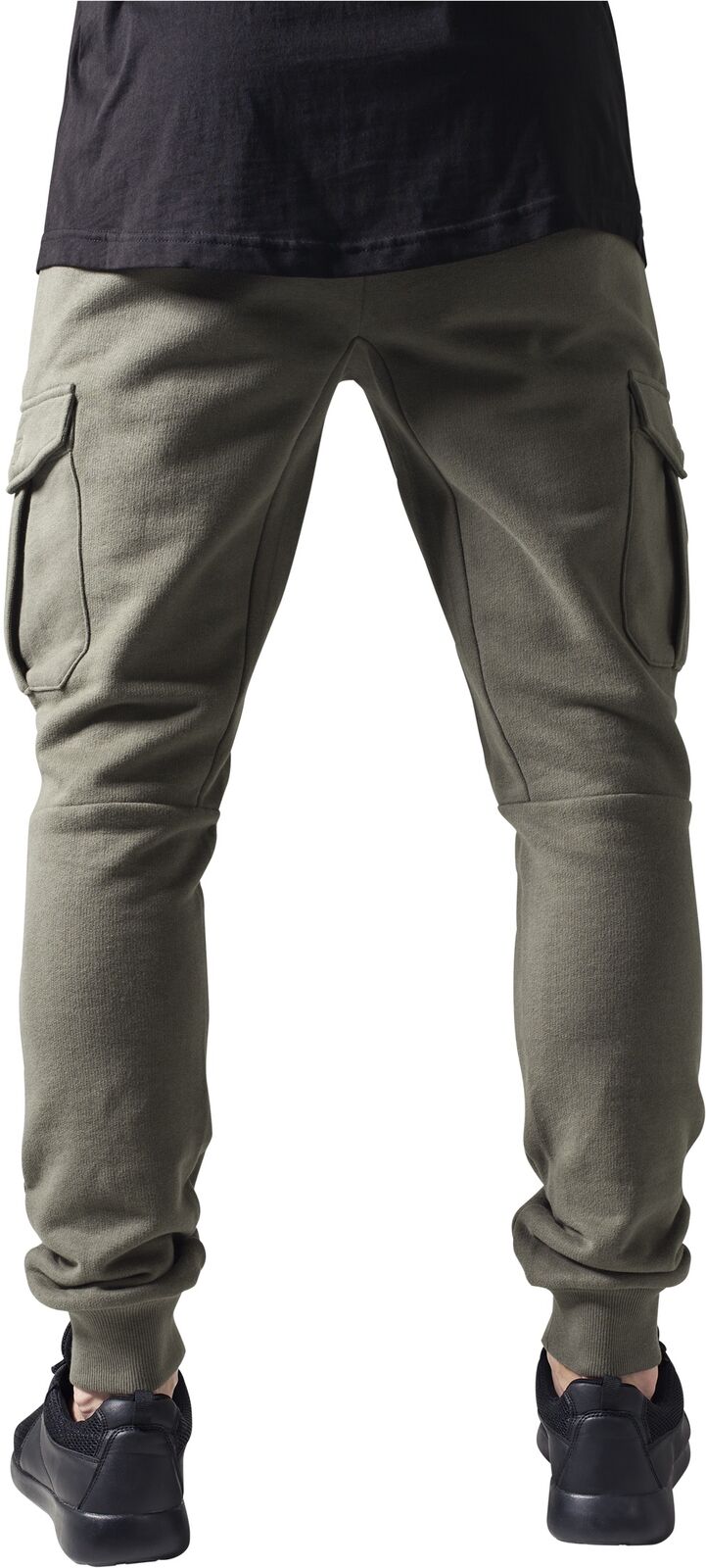Urban Classics Sweatpants Fitted Cargo Sweatpants Olive | eBay