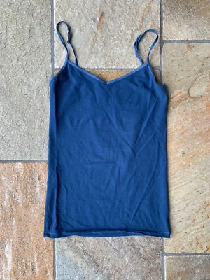Tolles Damen Designer Sommer Top von Aeropostale Größe small blau v-neck cami