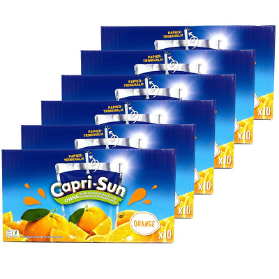 Capri-Sun - 6er Pack Capri Sonne Orange  Vorteilspack (10X0.2 Liter) 60 Stück 
